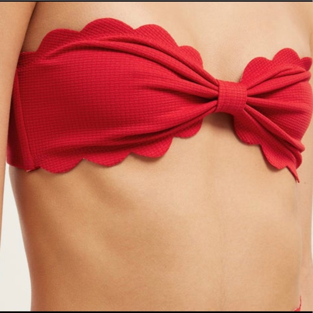 Marysia Antibes Top Bikini Swimsuit Red